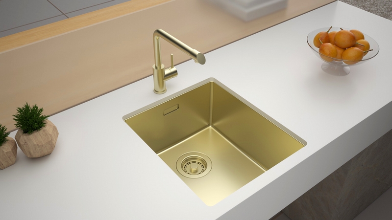 КУХОННАЯ МОЙКА PAULMARK LASSAN 38 UNI (ЗОЛОТО/СВЕТЛОЕ ЗОЛОТО)