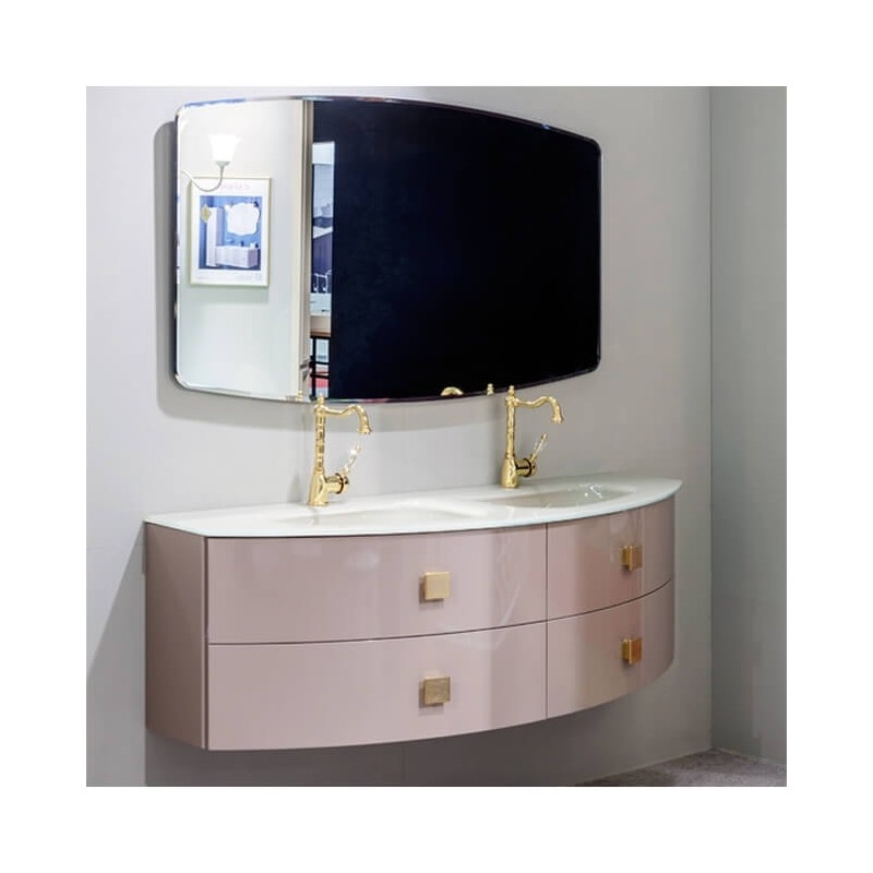 тумба с умывальником LEGATO 155 подвесная, 4 ящика