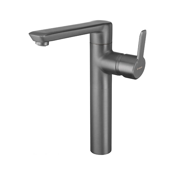  Смеситель Deante Arnika Titanium для раковины высокий, цвет графит
