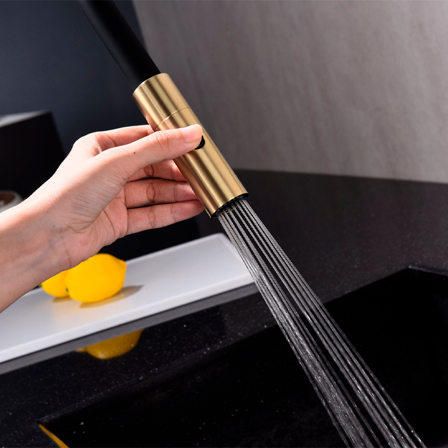 СМЕСИТЕЛЬ PAULMARK TORNADO (ЗОЛОТО/СВЕТЛОЕ БРАШИРОВАННОЕ ЗОЛОТО)