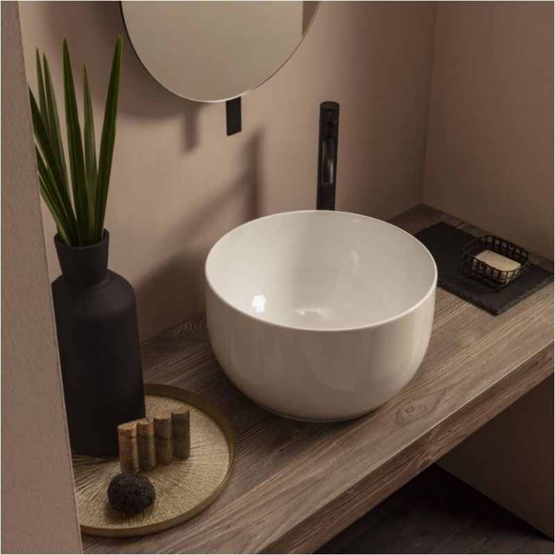 GLOBO Раковина для установки на столешницу T-EDGE 38*38*21