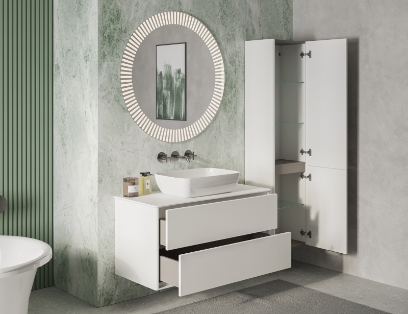 Тумба подвесная Belux Джаз 100 см