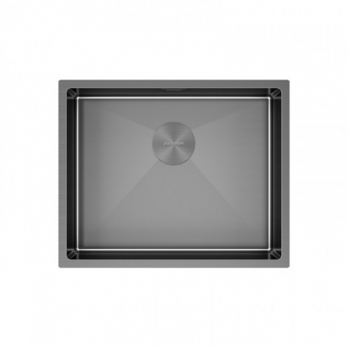 КУХОННАЯ МОЙКА PAULMARK NEXT 54 UNI (ЧЕРНЫЙ/ВОРОНЕНАЯ СТАЛЬ)