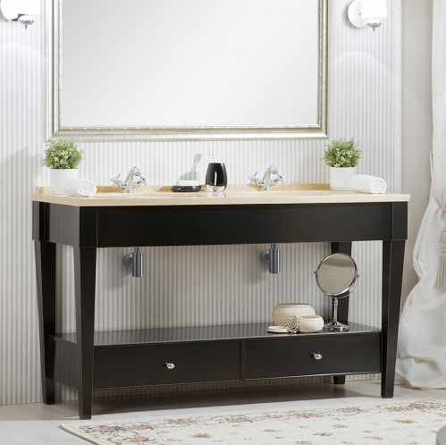 Тумба с умывальником DALLAS 160 двойная