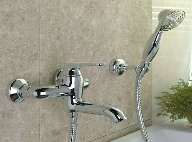 Смеситель для ванны Omnires Art Deco с ручным душем