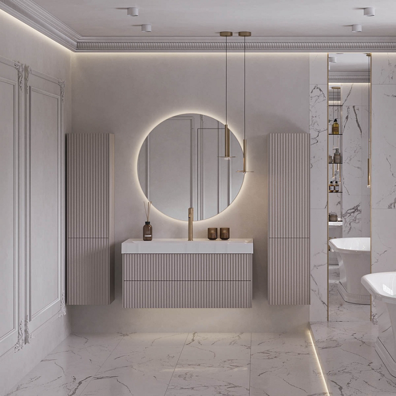 УМЫВАЛЬНИК ТРИУМФ 100*50 белый матовый 