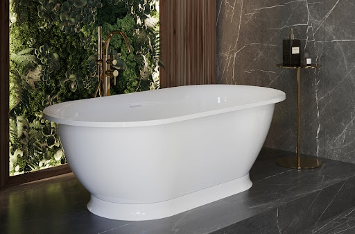 Ванна из литого мрамора Белюкс Анжело Ан-1650 164,4x79,9