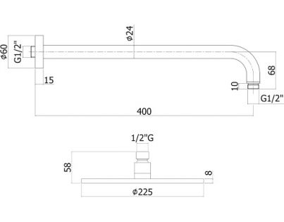 Система скрытого монтажа Paffoni Light (черный матовый)
