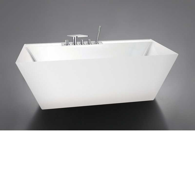 Свободностоящая акриловая ванна BelBagno, прямоугодьная