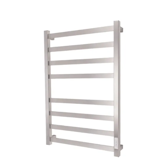 Полотенцесушитель электрический Маргроид Вид 81/10 СНШ профильный (перекладины 30x10, 4+4) 80/50, скрытого монтажа, таймер справа