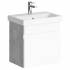 Smart Тумба с умывальником Moduo Slim 50 подвесная , цвет бетон светлый, ТМ «AQWELLA»