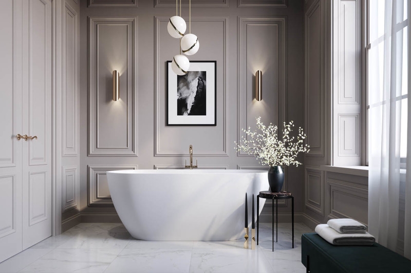 Ванна каменная Holbi Venus Solid Surface 158*79 см из каменной массы Solid Surface