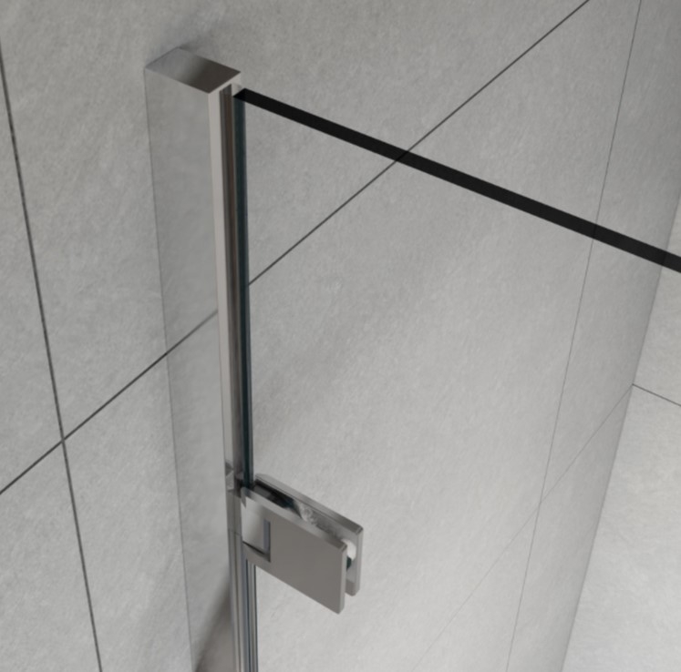 Душевая дверь Vincea Flex 900 чёрный профиль