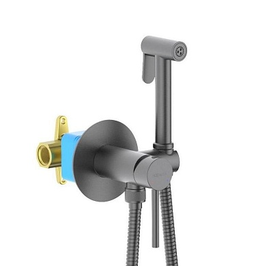 Комплект для гигиенического душа AQUATEK графит