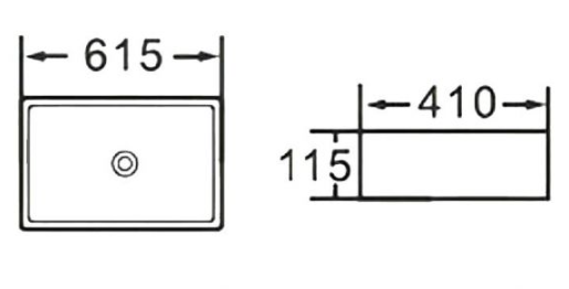 Раковина накладная ESBANO IRIOS черный матовый