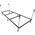 Каркас к угловой ванне Cavallo offset VAGNERPLAST 160×90 см/Чехия