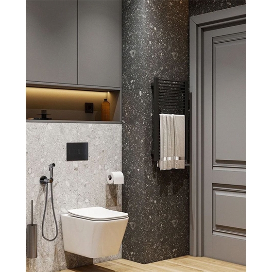 UP Bau Унитаз подвесной безободковый с крышкой Slim Soft-close, 515х360х360 мм, глянцевый белый