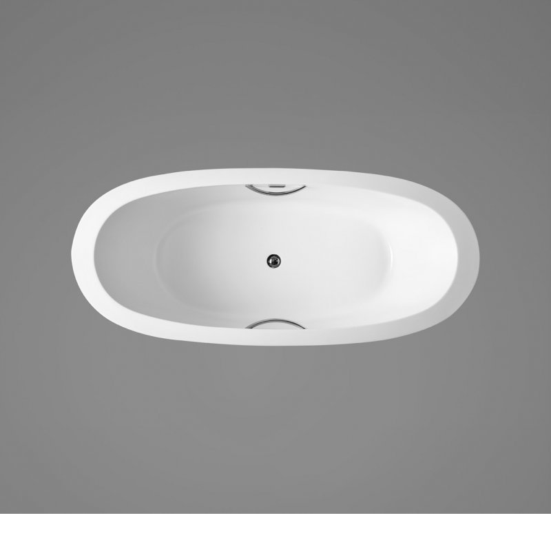 Акриловая ванна BelBagno со сливом-переливом, 1800