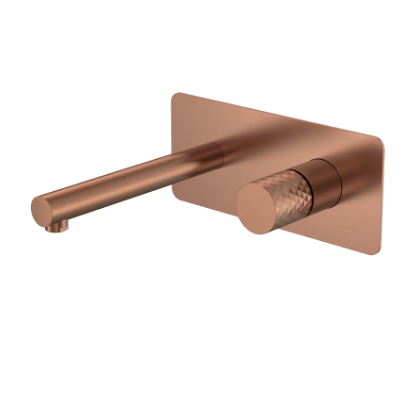 Смеситель Boheme STICK из стены COPPER BRUSHED ручка DIAMOND