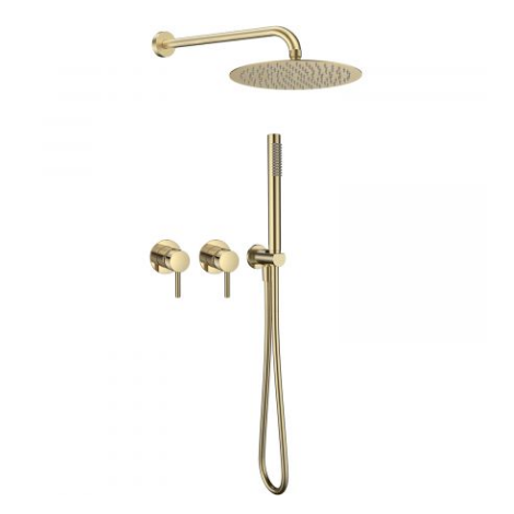 Душевая система AQUAme Siena Slim 002, встраиваемая, на 2 режима, с внутренней частью