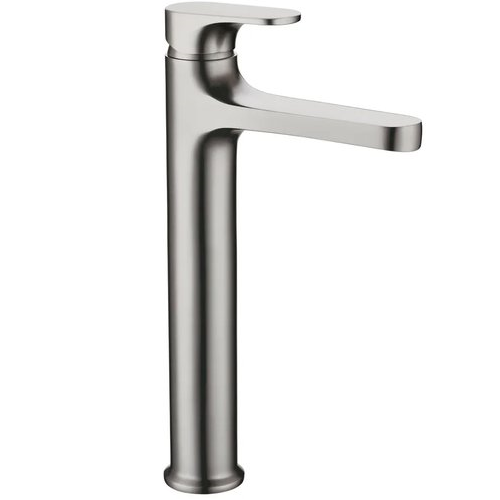 Смеситель для умывальника высокий Boheme Spectre сатин/никель