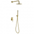 Душевая система скрытого монтажа Boheme Uno золото брашированное