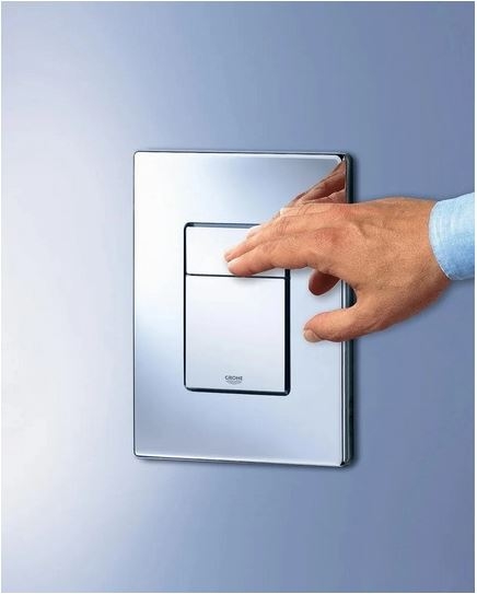 Инсталляция для унитаза Grohe Rapid SL с кнопкой Grohe Skate Cosmopolitan, хром