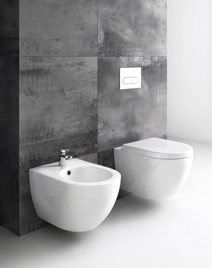 БИДЕ подвесное RAVAK CHROME  36X51