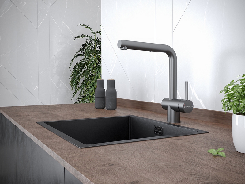 СМЕСИТЕЛЬ PAULMARK DOSSE с выдвижным изливом