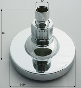 Душевая система Deante скрытого монтажа, 1 режим, цвет хром
