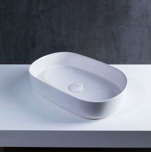 Раковина накладная Allen Brau Fantasy 55  белый матовый