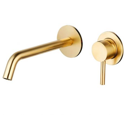 Смеситель для умывальника AQUAme Siena золото