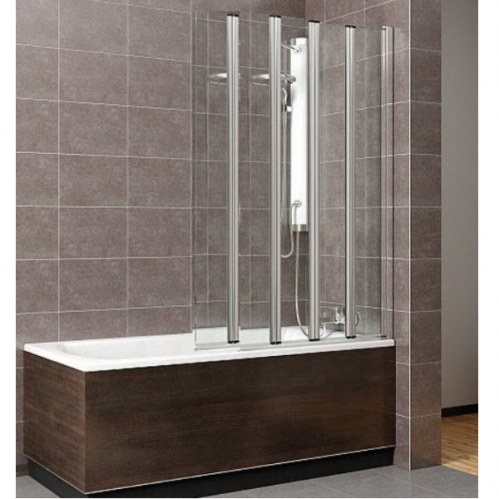 Шторка на ванну Radaway Eos PNW 107x152, пятистворчатая 