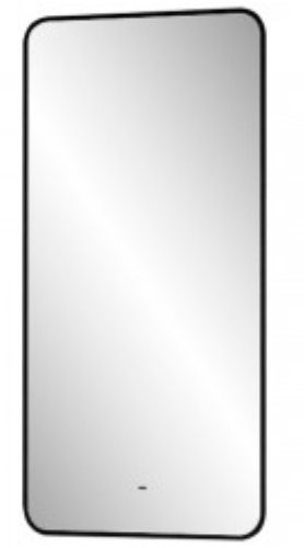 Зеркало Континент Torry Black LED 60x100 с подсветкой и Б/К сенсором