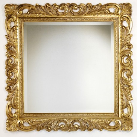 Зеркало Caprigo 100*100 золото