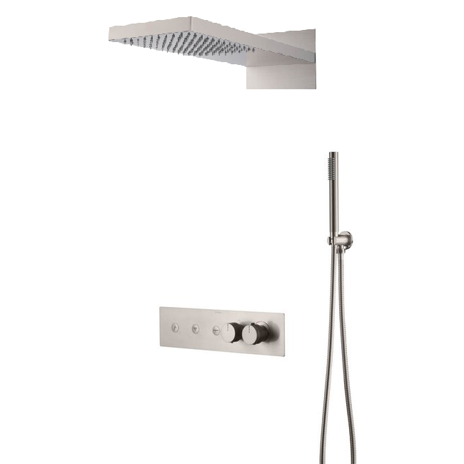 Душевая система Boheme FUSION NICKEL BRUSH брашированный никель