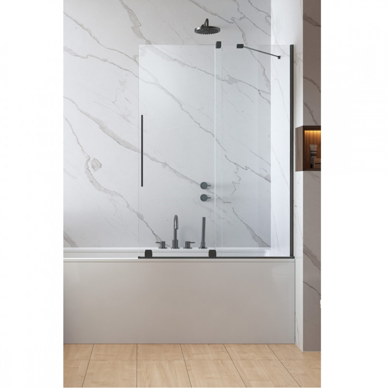 Шторка на ванну Radaway FURO BRUSHED GUNMETAL PND II