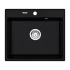 Deante Andante черный- мойка 1 чаша, 600х520х197 мм + сифон SPACE SAVER