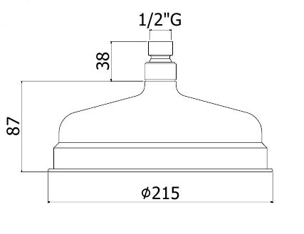 ВЕРХНИЙ ДУШ PAFFONI SOFFIONI